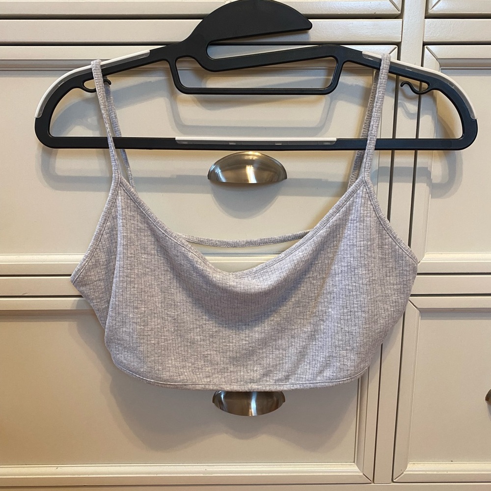 Garage Gray Bralette Top